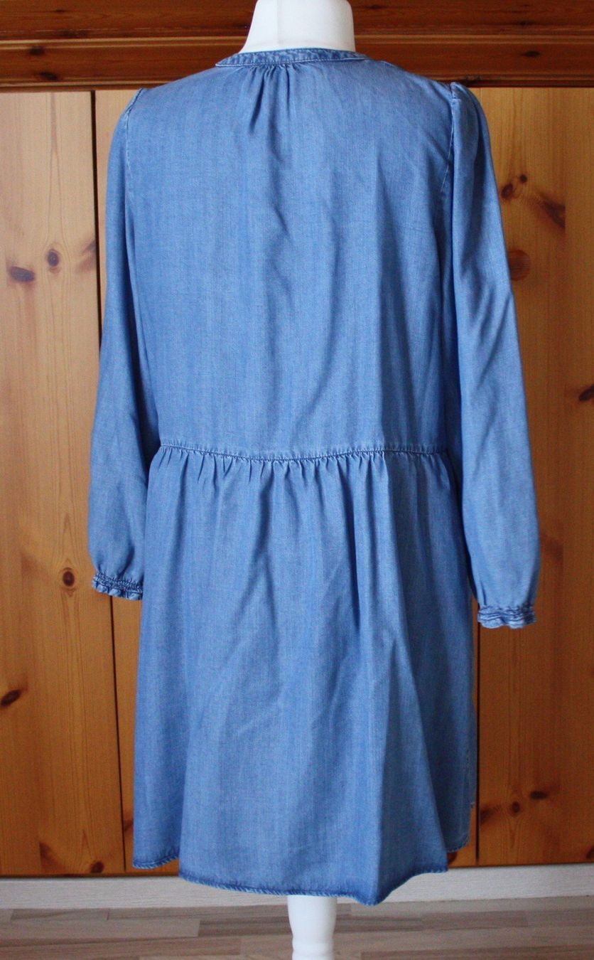 Vestiti: Kleid Langarm C & A Jeans blau Gr. 46 – Usato da Flüelen venduto da Diversicum-Curvy 6
