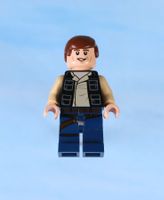 LEGO Star Wars Han Solo, Dark Blue Legs, Vest with