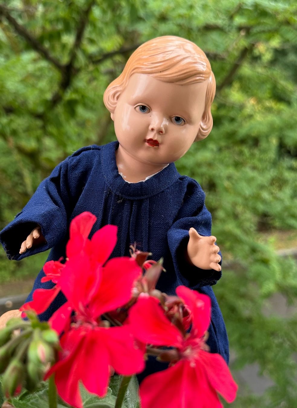 Bambole: Antike Cellba Puppe 25 cm, Celluloid – Usato da Zürich venduto da brazerola 1