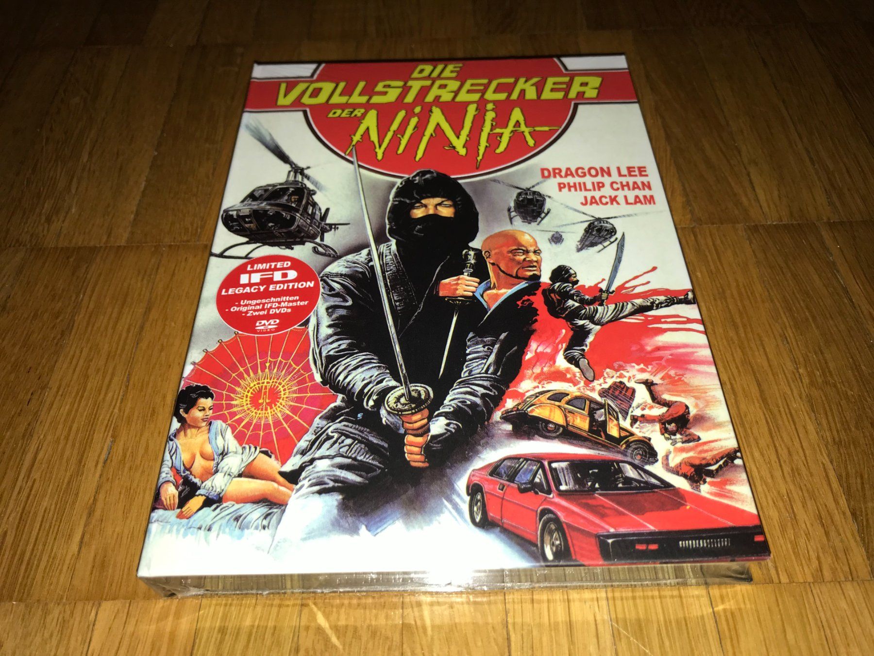 Tutti i DVDs: Die Vollstrecker der Ninja - MEDIABOOK - A - UNCUT – Nuovo e nell'imballaggio originale da Basel venduto da havsok
