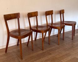 Set von 4 klassischen horgenglarus Beizenstühlen 1930er