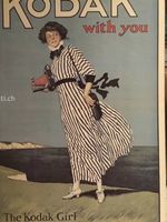 Vintage Kodak Plakat "The Kodak Girl" (1981)