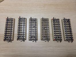 Märklin 6 x 5107 Gerades gleis M H0
