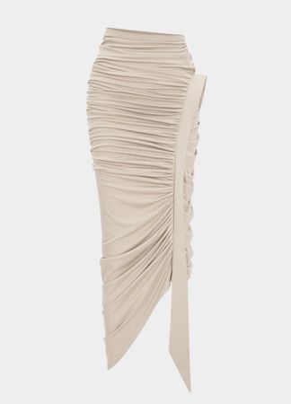 Beige pencil skirt M