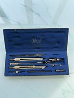 Kern Aarau Präzisions-Zirkelkasten – komplett – Vintage