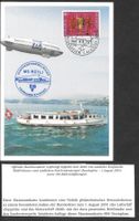 Maximumkarte 670 Zeppelin über Rütli 1.8.2001 Schiffsstempel