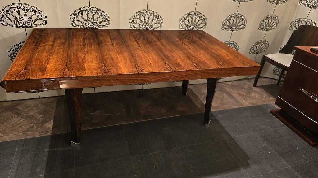 Tische: Table de salle a manger art déco palissandre de Rio  – Gebraucht aus Mollens VD von espritartdeco 1