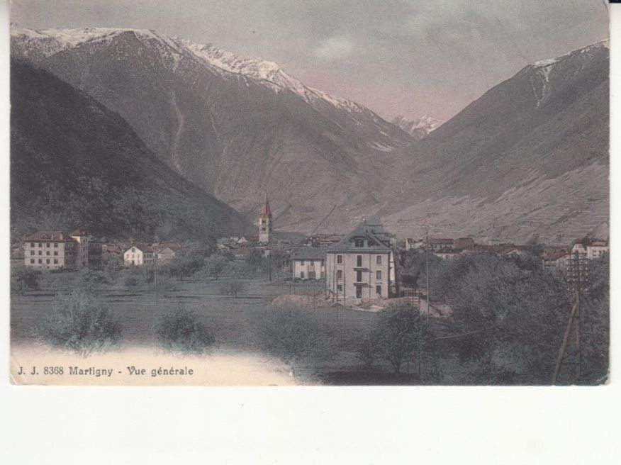 Cartoline postali: Martigny 1920 – Usato da Bürglen TG venduto da StampGraf