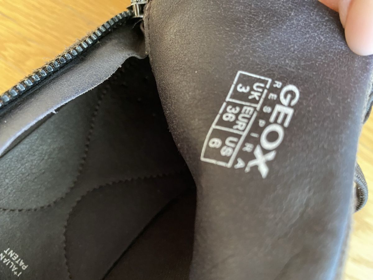 Geox Scarpe da donna: Neue Geox Damensneaker, Grösse 36, braun – Nuovo (secondo la descrizione) da Illnau venduto da Sniwi67 9
