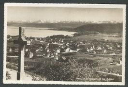 Carte P de 1939 ( Le Landeron et les Alpes )
