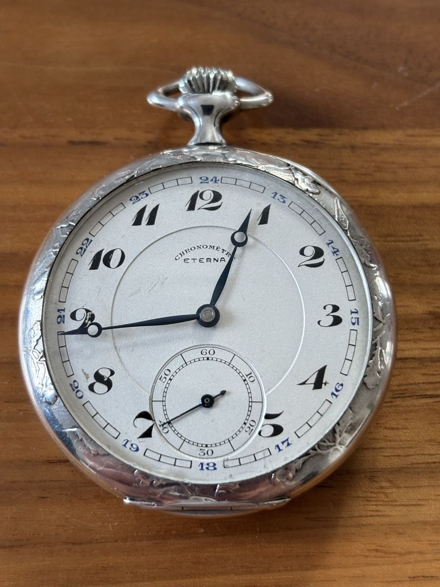 Eterna Orologi: Taschenuhr Haldengut Bier nicht Feldschlösschen – Usato da Neuenhof venduto da redballexpress 1