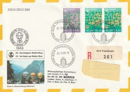 Pestalozzi-Stiftung, Mürren 1988, Hochalpiner Ballonflug