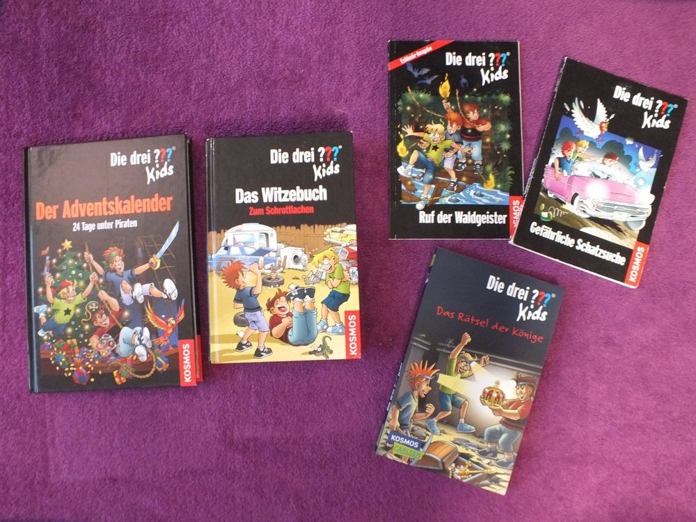 Die drei ??? ( Fragezeichen ) Kids - 5 er Bücher Set (Gebraucht) in ...