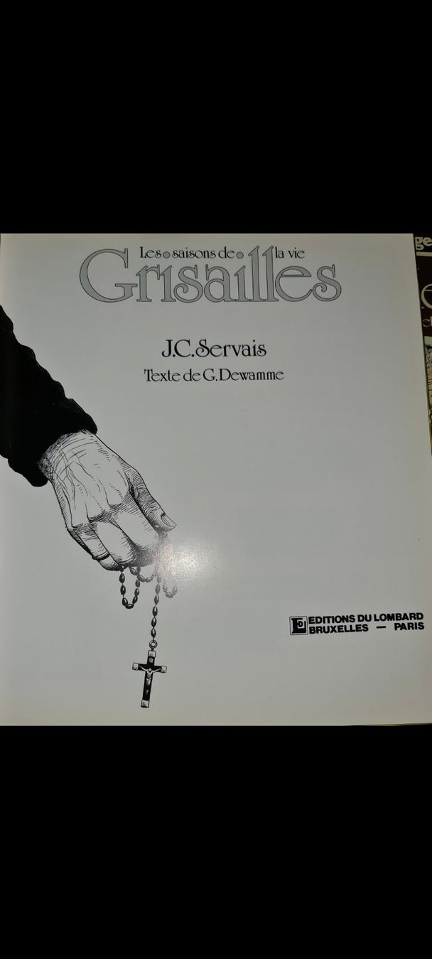Comics: J-C Servais BD / Grisailles + La Tchalette – Gebraucht aus Cortaillod von signep 2