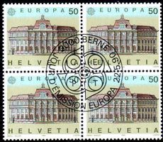 HELVETIA 1990 EUROPAMARKE LUZERN AUSGABETAG - N368