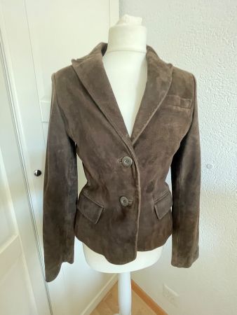 LEONARDO Lederjacke Wildleder Suede | Blazer | Sakko 34