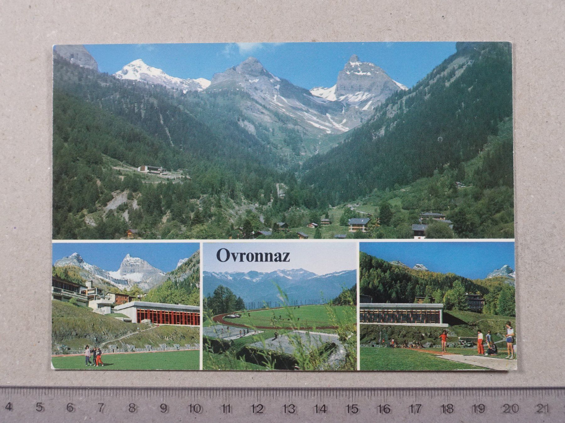 Cartoline postali: Ovronnaz, 1988 – Usato da Lenzburg venduto da fh1