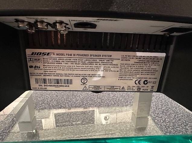 Casse acustiche: Bose Subwoofer PS48 Schwarz oder Weiss – Usato da Aarau venduto da Bollaar 3