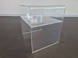 Acrylic Night-Stand. Nachttisch Beistelltisch Plexiglas