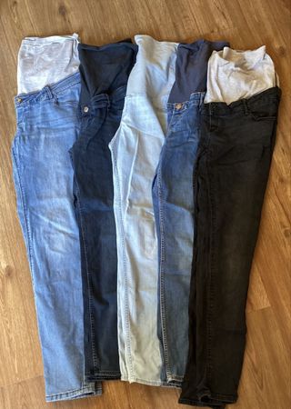 5 Umstandshosen im Paket, Grösse L