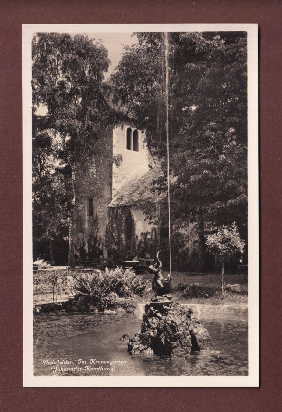 Cartes postales: RHEINFELDEN - Im Kronengarten – D'occasion à Pully par nicecards-shop