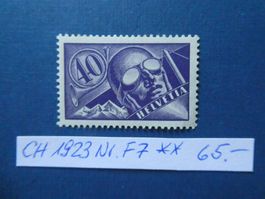 CH 1923 F7 postfrisch **
