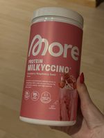 More Protein Milkyccino Strawberry Raspberry, wie neu