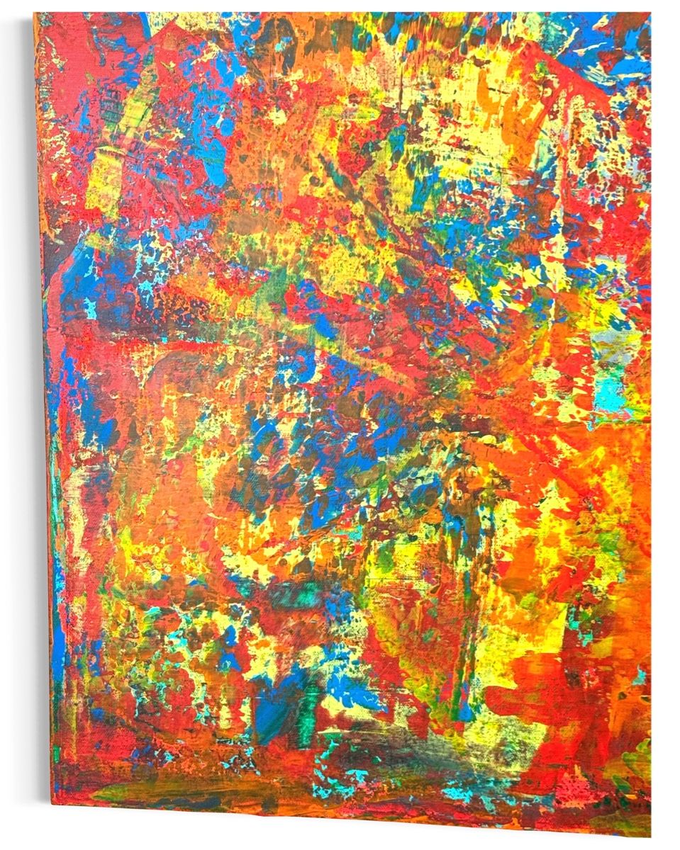 Dipinti: Buntes abstraktes Gemälde, Original 100x100 cm – Nuovo e nell'imballaggio originale da Berikon venduto da home-artsch 8