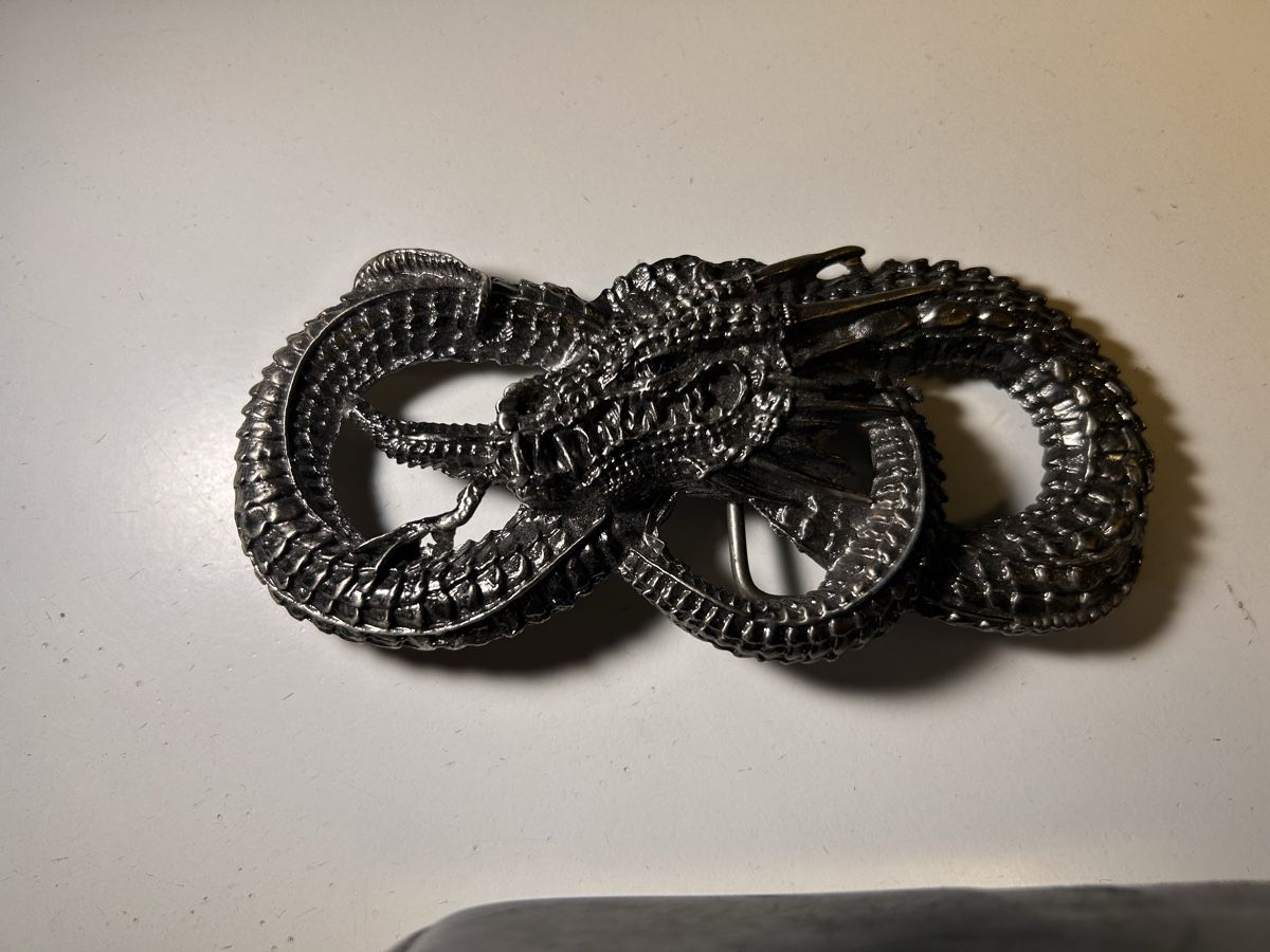 Fibbie per cinture: Gürtelschnalle Drache Gothic Dragon – Usato da Oberhasli venduto da Motu78