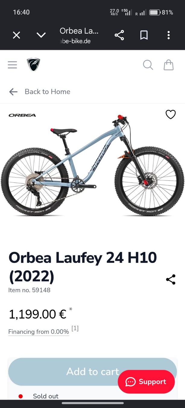 Orbea Velos: Orbea Laufey 24 – Gebraucht aus Adligenswil von ser_6mpq 8