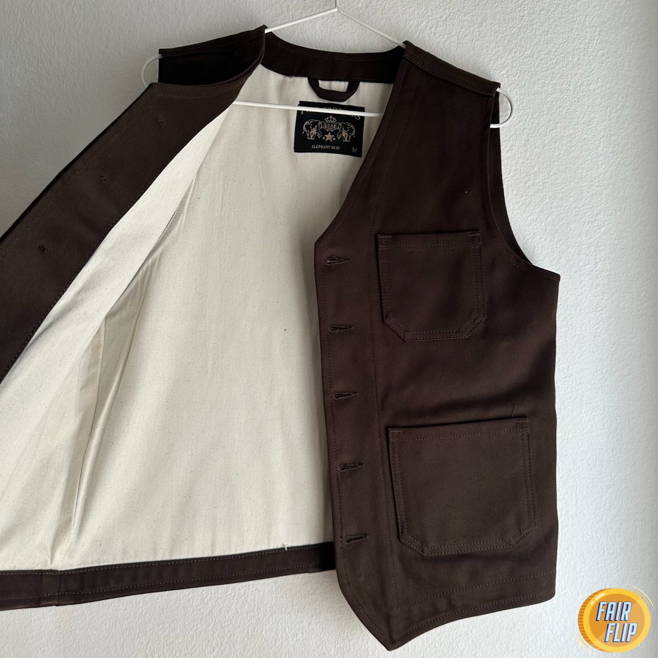 Pike Brothers Gilet & Giacche: Pike Brothers "Elephant Skin" Weste Gr. M – Usato da Luzern venduto da fairflip 1