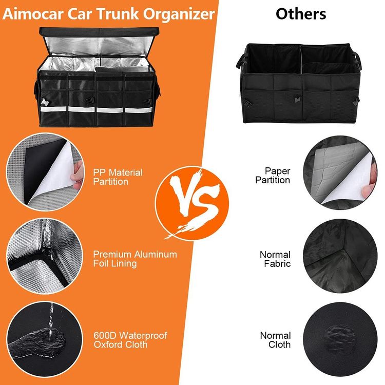 Aimocar Auto-Boot-Organizer 68L