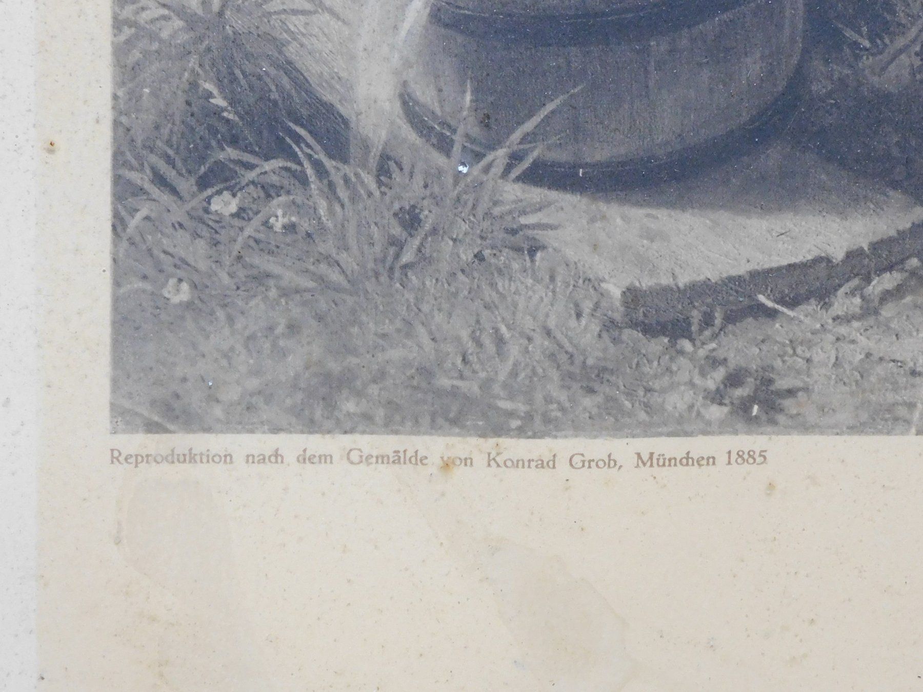 Foto & Immagini: Polygraphie antike Graphik - Mutter Glück  antikes Bild mit – Usato da Sursee venduto da 76 1