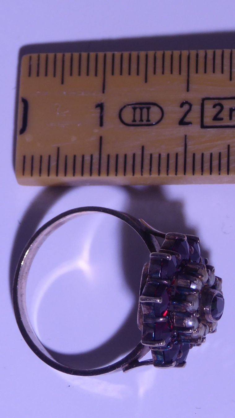 Bagues: Ring/Silber/Granat/Halbedelsteine – D'occasion à Bern par blaukreuz-brocki_BE 6