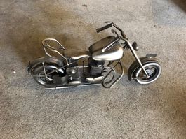 Coole Deko: Metall Motorrad, Vintage-Look
