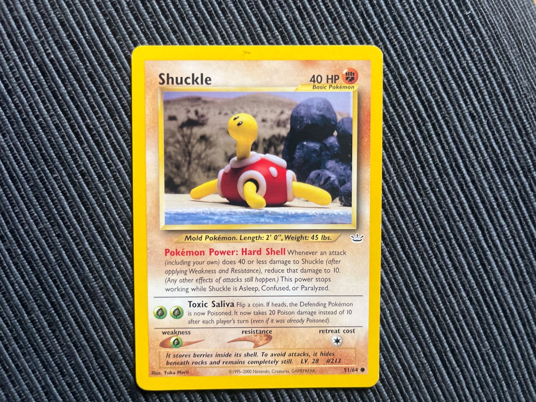 Pokémon Carte collezionabili: Pokemon Shuckle Neo Revelation englisch – Usato da Wabern venduto da Collectfun