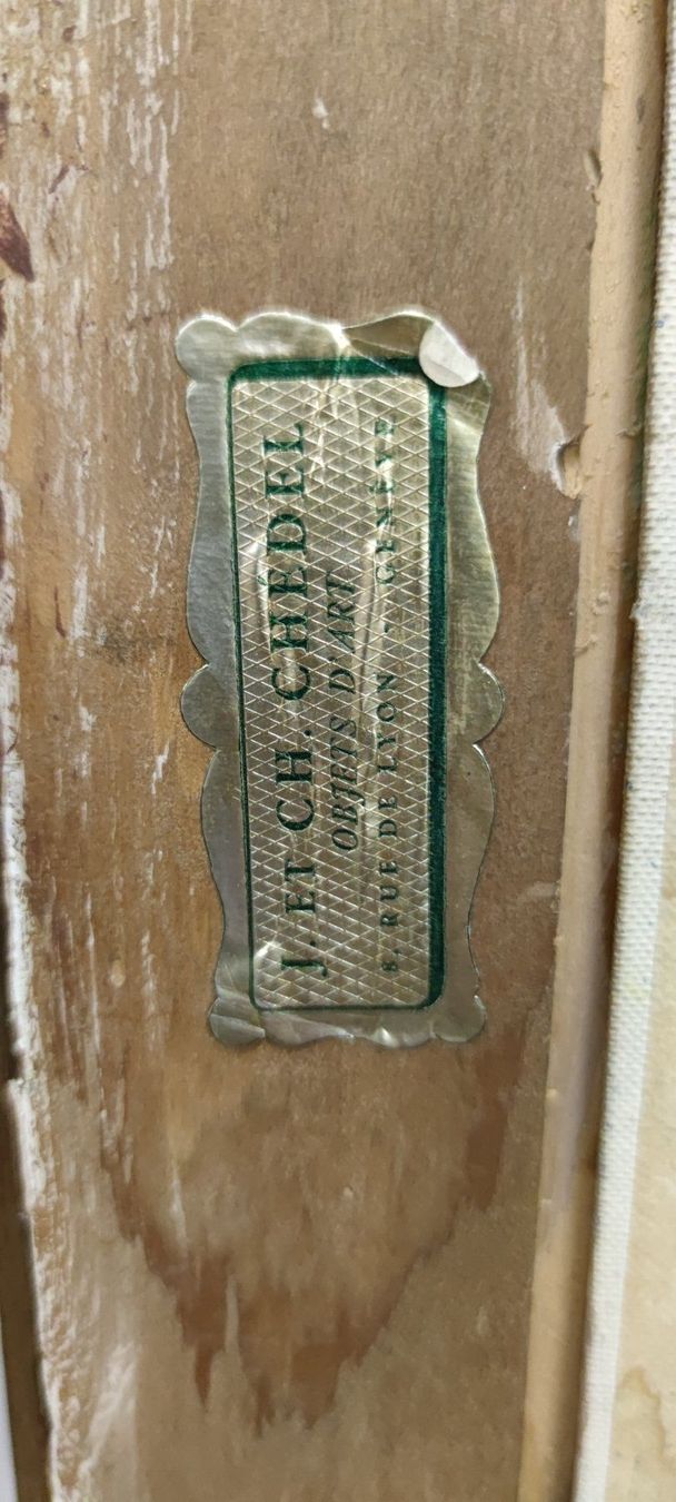 Gemälde: Mediteranes Gemälde von Anton Josef Wey – Gebraucht aus Basel von Kaupo1 2