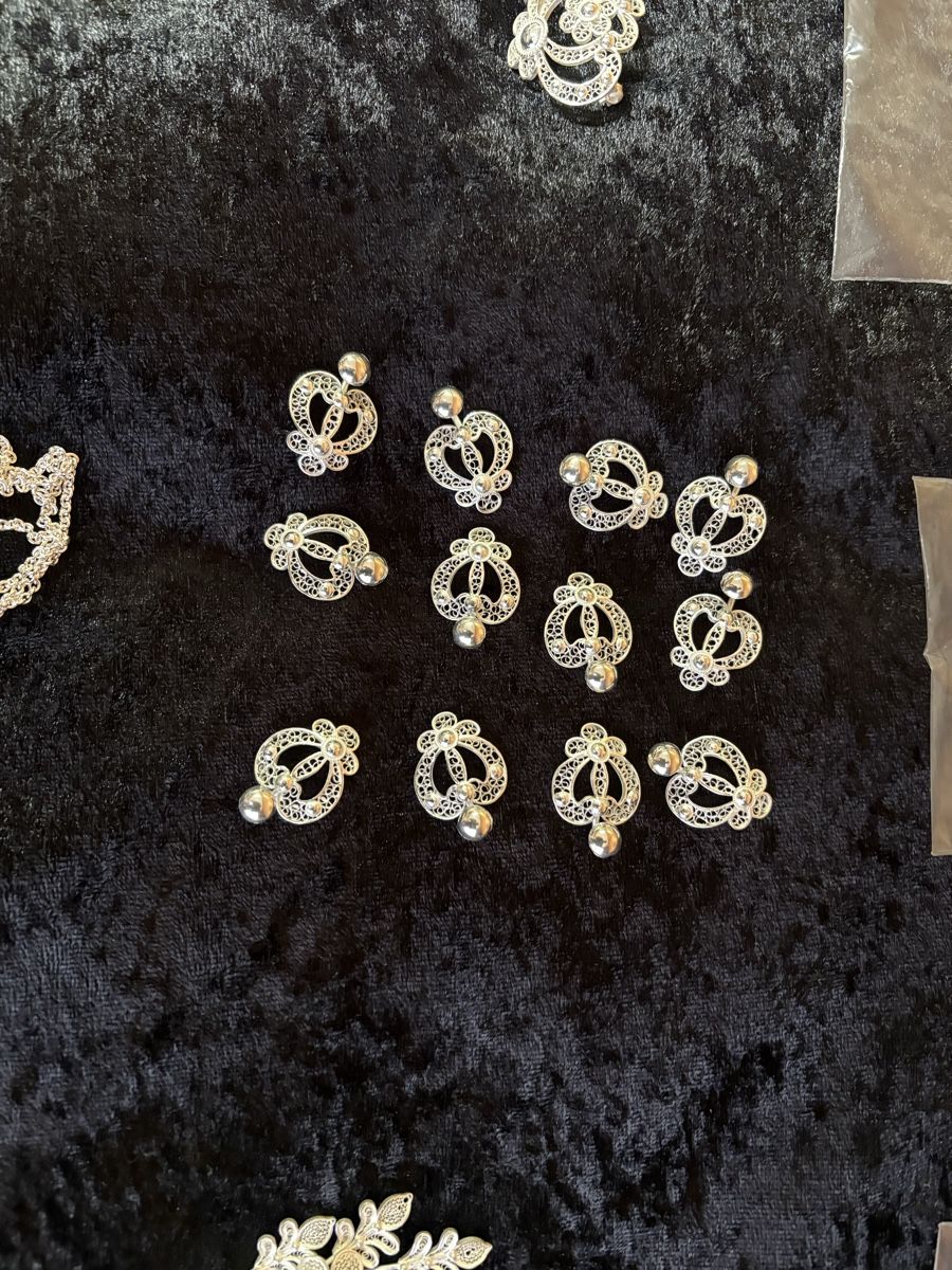 Altri gioielli: Silber Filigranschmuck zu Münger Tracht oder Buechibärger – Nuovo (secondo la descrizione) da Grenchen venduto da nethy 4