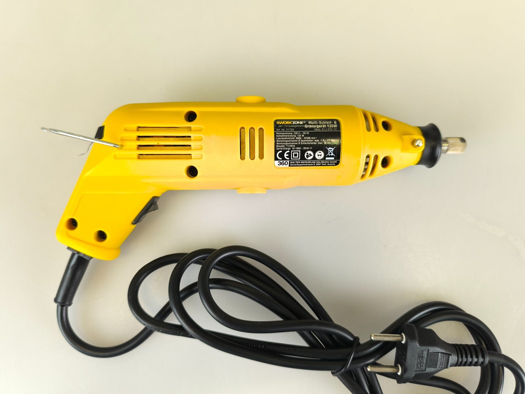 Tutti gli attrezzi: WORKZONE Multi-Schleif & Gravurset 135W im Koffer – Nuovo (secondo la descrizione) da Rüti ZH venduto da Restwert_Rueti_ZH 5