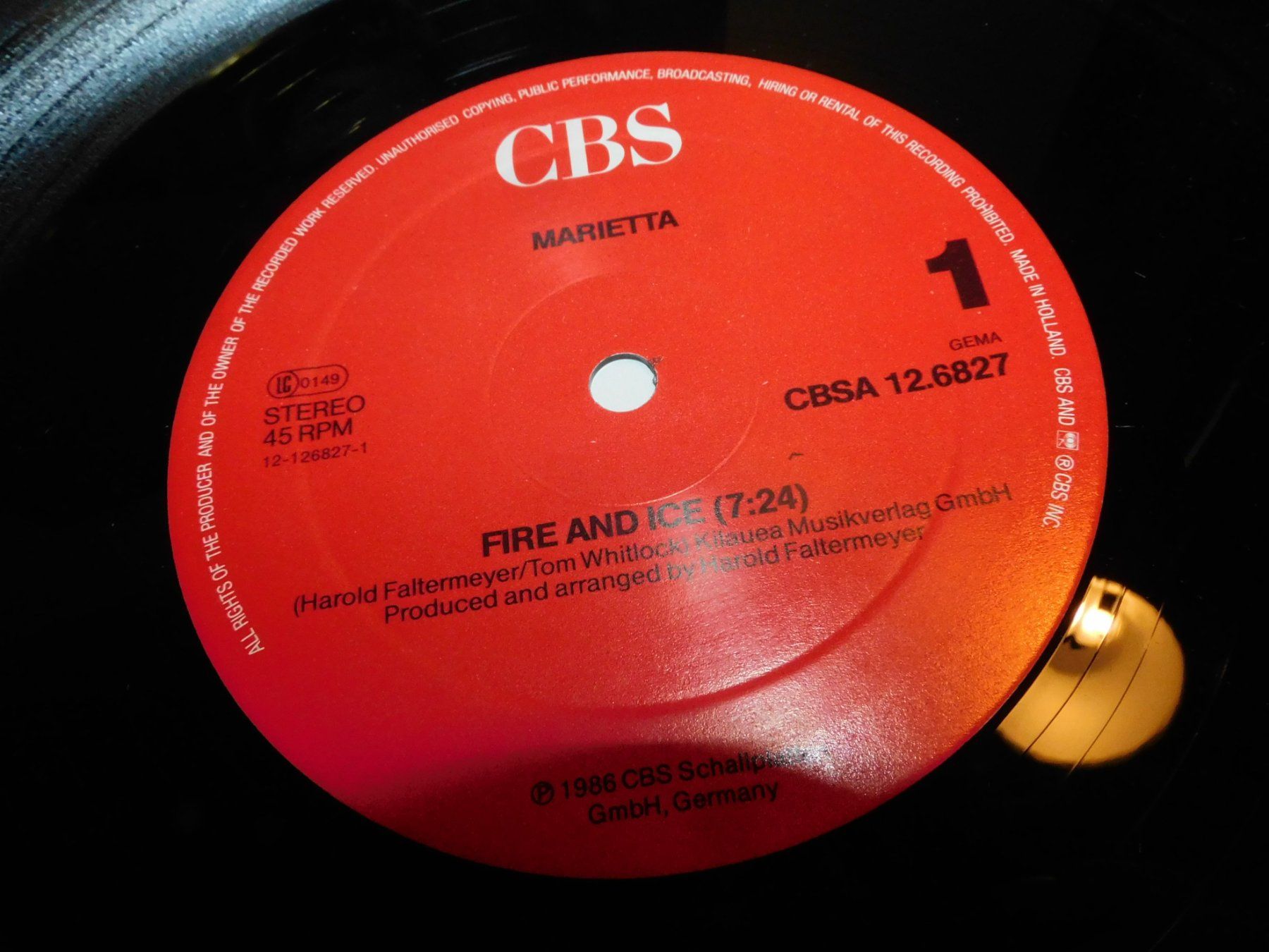 Schallplatten: Lp - Special Ski Dance Mix - Fire and Ice - 1986 - Lp – Gebraucht aus Sursee von 76 1