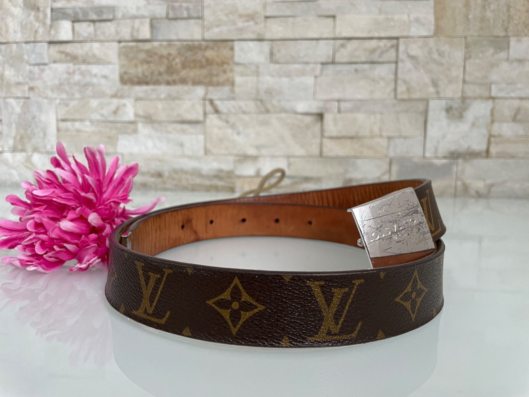 Louis Vuitton Cinture: Louis Vuitton Gürtel Canvas - Nr. 371 – Usato da Hittnau venduto da LuxAndMore 2