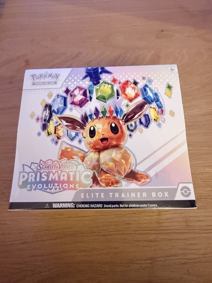 Spiele: Pokemon Prismatic Evolutions Elite Trainer Box EN – Neu und originalverpackt aus Wimmis von Romrom95