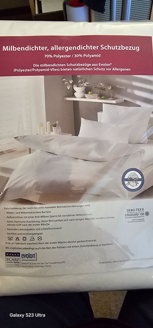Linge de lit: Milbendichter, allergendichter Schutzbezug Polyester/Poly... – Neuf avec emballage d'origine à Wädenswil par allesmussraus01