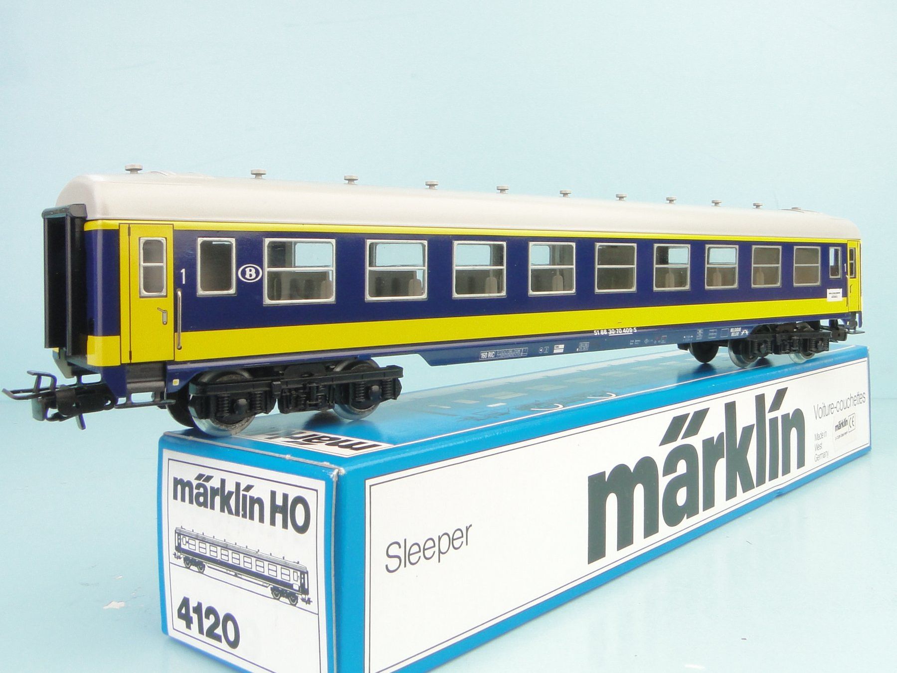 Märklin Modelleisenbahnen: Märklin 4120 B Liegewagen, NEU – Gebraucht aus Bülach von cann11