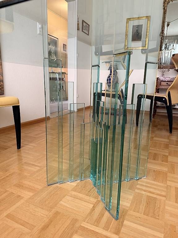 Roche Bobois Tavoli: Achteckiger Kristall Esstisch – Usato da Basel venduto da kairii 3