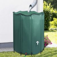 vidaXL Regenwassertank Faltbar mit Hahn 1000 L