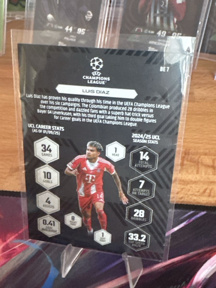 Topps Carte collezionabili: Luis Díaz Black Edition – Nuovo (secondo la descrizione) da Muolen venduto da Pelon1 1
