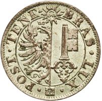 10 Centimes 1839 Kantons Genf , UNC, unzirkuliert, HMZ 2 366