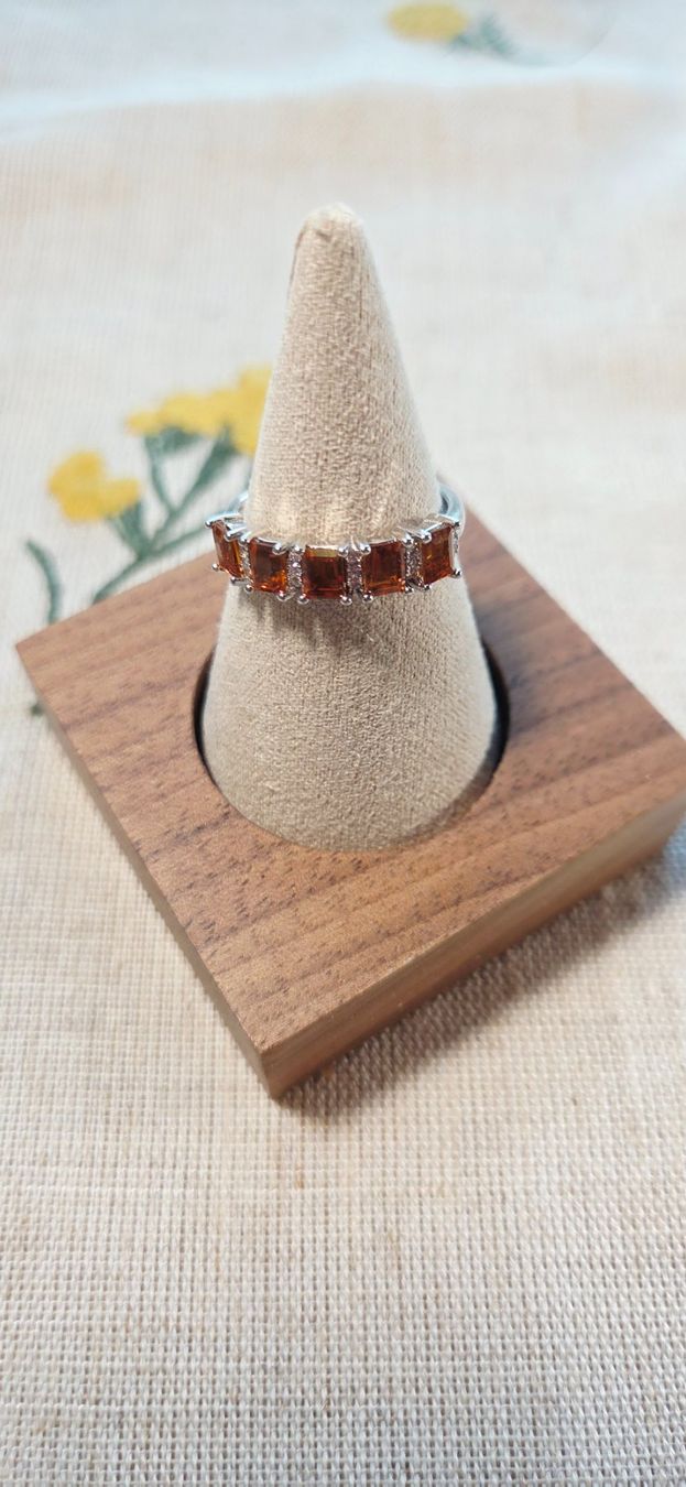Anelli: NEW - S925 Citrine Ring (Adjustable) – Nuovo (secondo la descrizione) da Zürich venduto da cin_wcf6 1