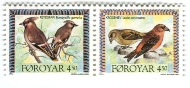 Tutti i francobolli: Briefmarken "Vögel". Färöer. – Nuovo e nell'imballaggio originale da Basel venduto da Butsch5